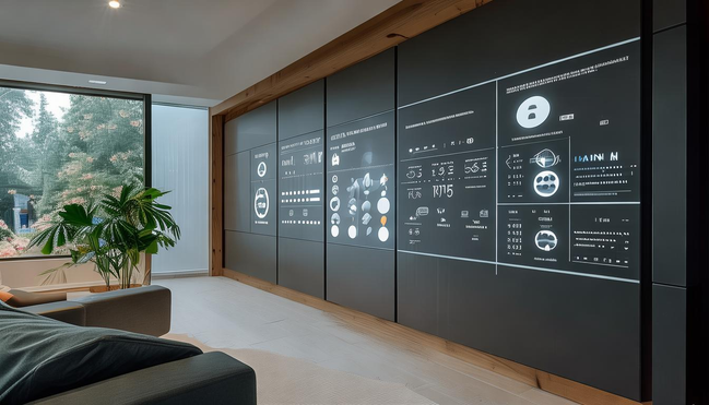 Smart home application_Programmable Matter Walls_Programmable material wall