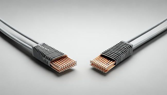 Advantages of office network Cat6a network cable_Cat6 vs Cat6a for office networks_Differences of Cat6 and Cat6a network cables